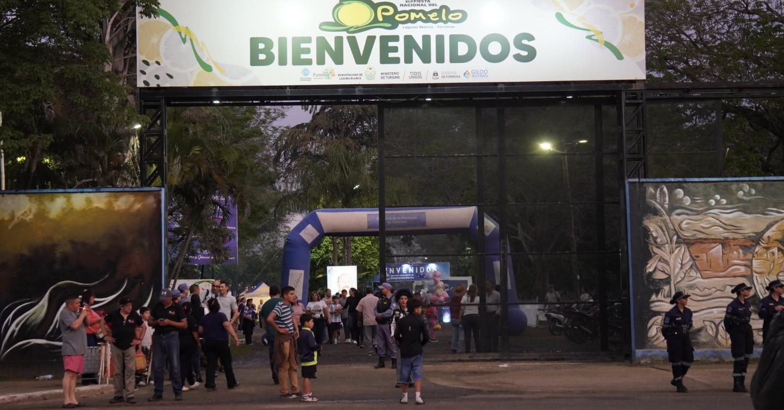 Más de 76 mil personas disfrutaron de la Fiesta Nacional del Pomelo con un amplio operativo de seguridad