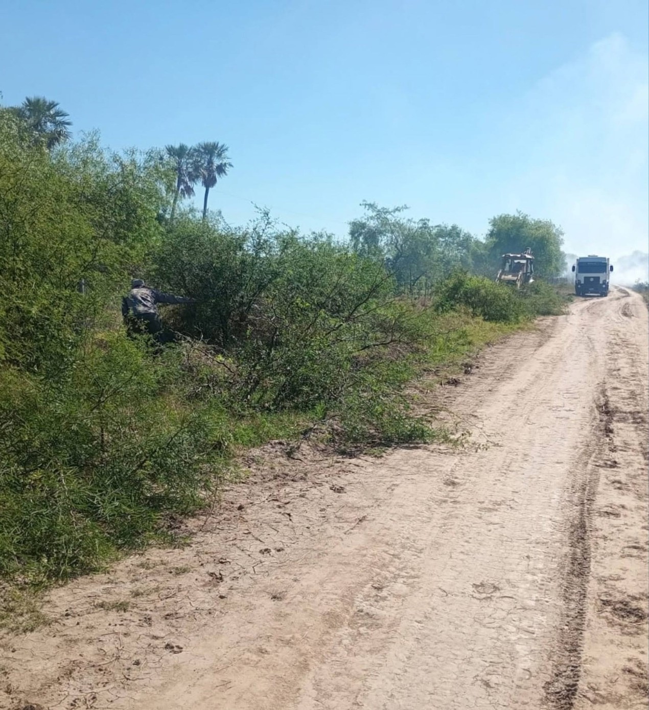 MISIÓN TACAAGLÉ: TRABAJOS PREVENTIVOS EN LOS CAMINOS DE COLONIA CARPINTERÍA