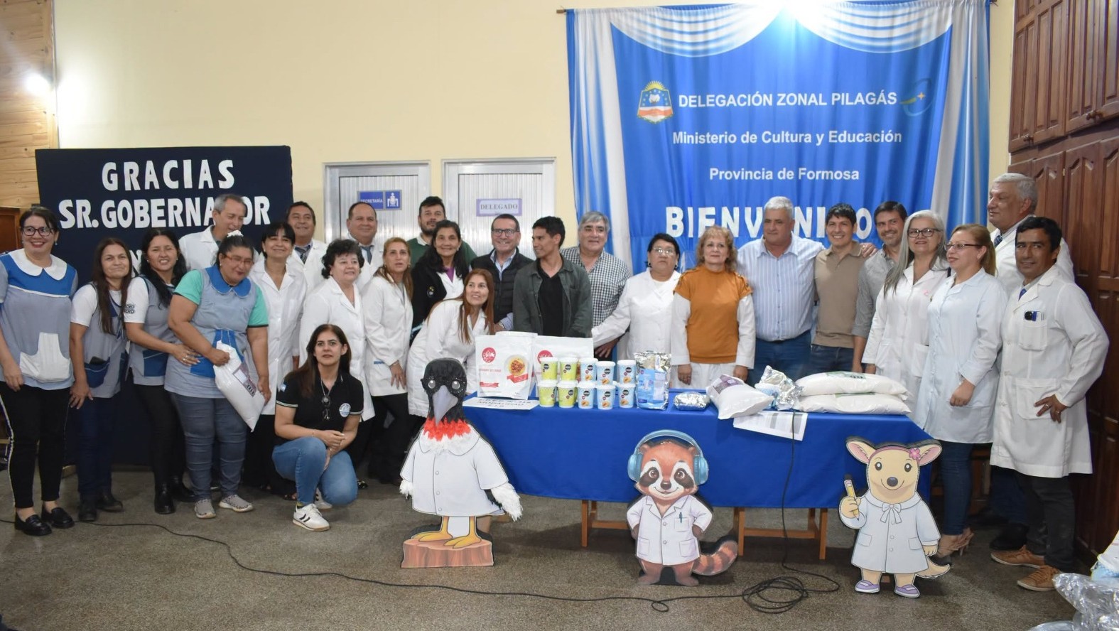 EL ESPINILLO: ENTREGARON MÁS DE 2.800 KILOS DE PRODUCTOS NUTRIFOR PARA 5.301 ESTUDIANTES DE LA DELEGACIÓN ZONAL PILAGÁS