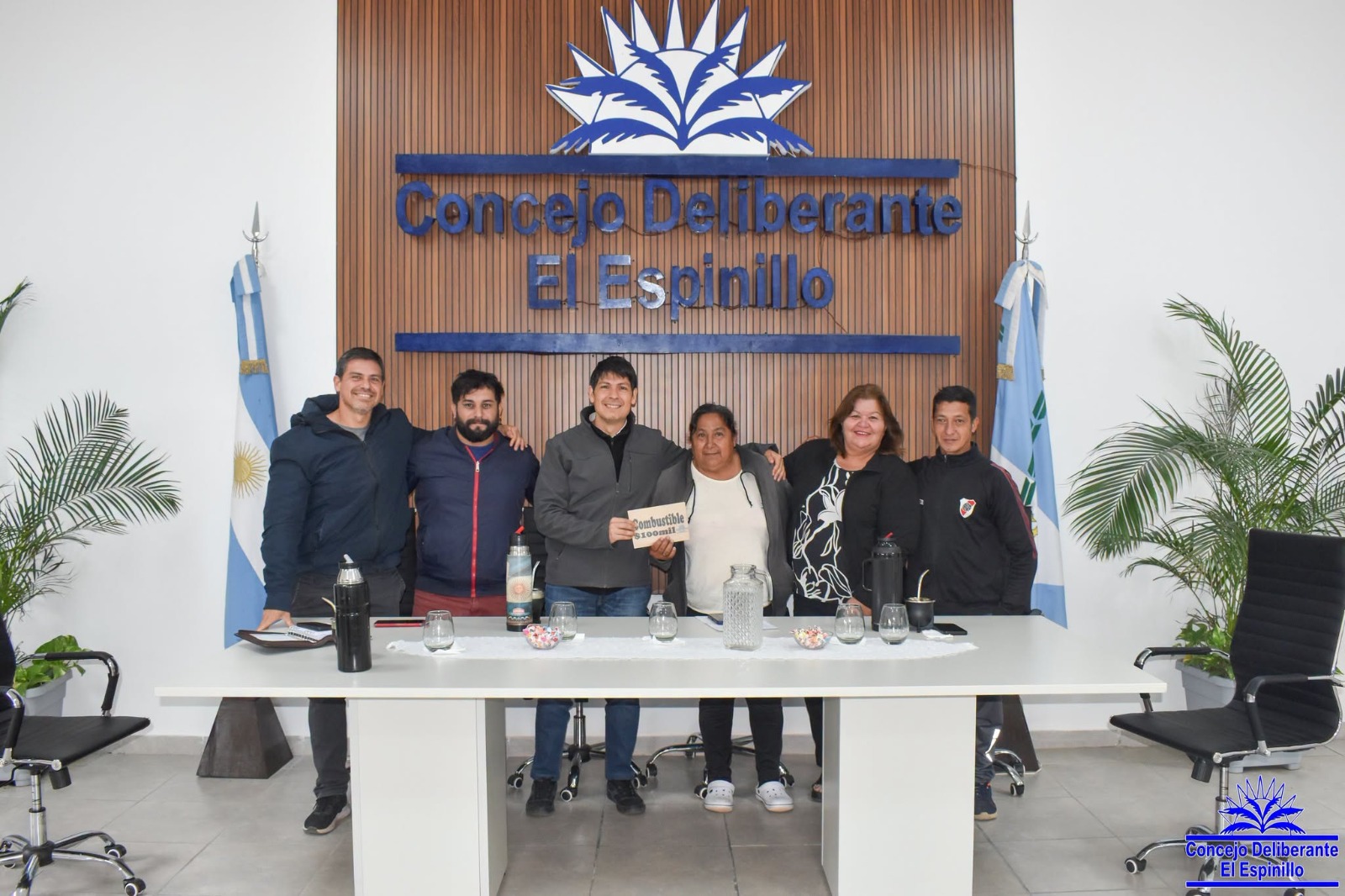 EL ESPINILLO: MARTÍN SOTELO Y EL CONCEJO DELIBERANTE BRINDARON SU APOYO A LOS VETERANOS  PARA PARTICIPAR EN UN TORNEO REGIONAL